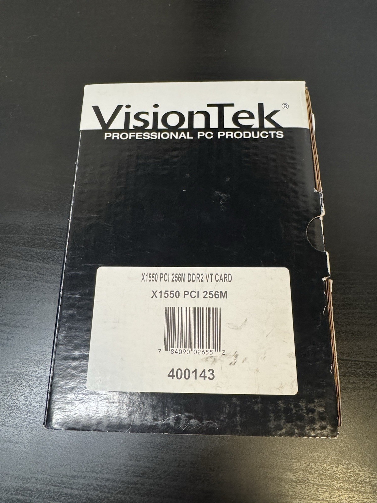RARE NEW PCI SLOT Visiontek ATI X1550 256MB DDR2 VIDEO CARD 400143 VGA DVI