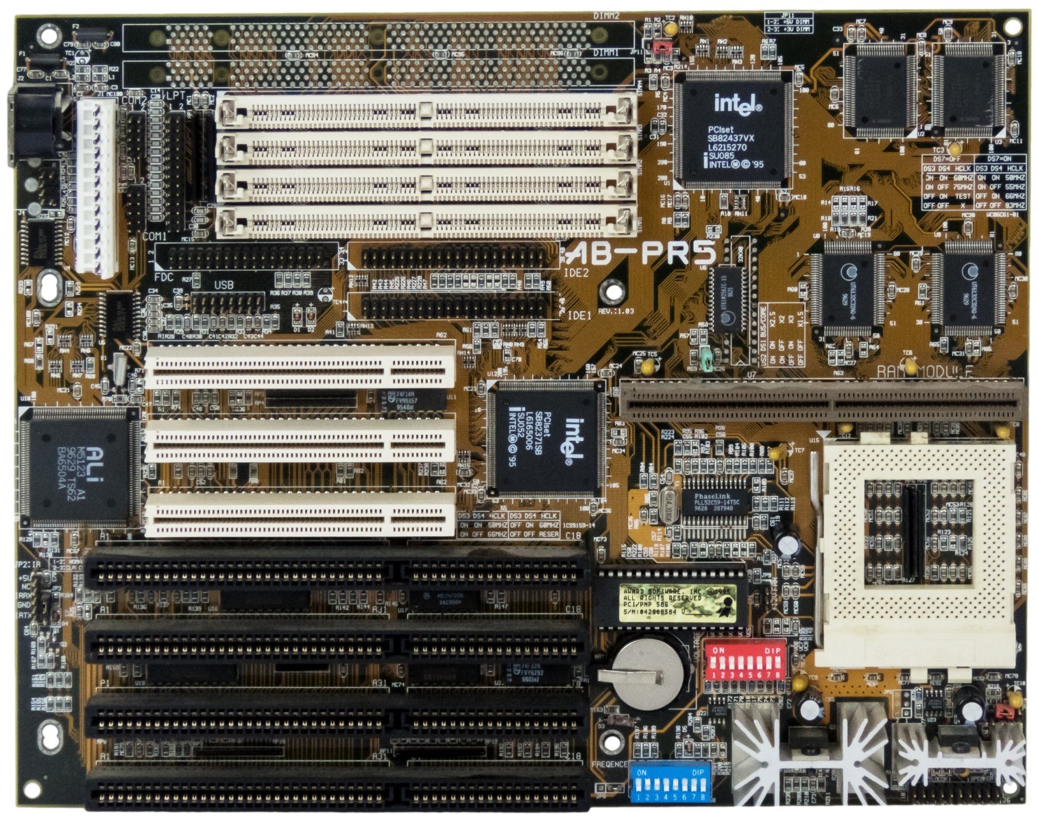 ABIT AB-PR5 SOCKET 7 EDO RAM PCI ISA