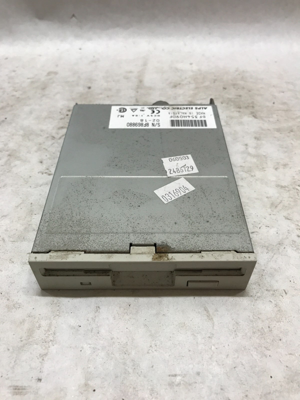 Vintage Alps Electric DF 354H090F 3.5" 1.44MB Internal Floppy Disc Drive FDD -DW