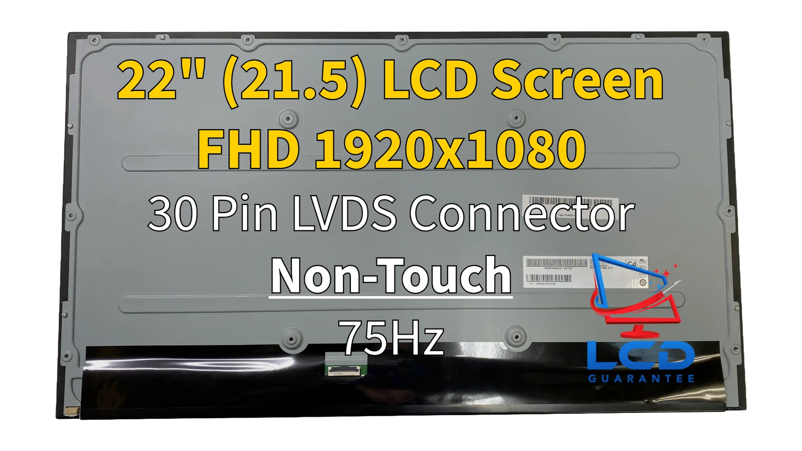 HP 22-DG0033W 21.5" FHD 75Hz Non Touch All-in-One LCD Screen