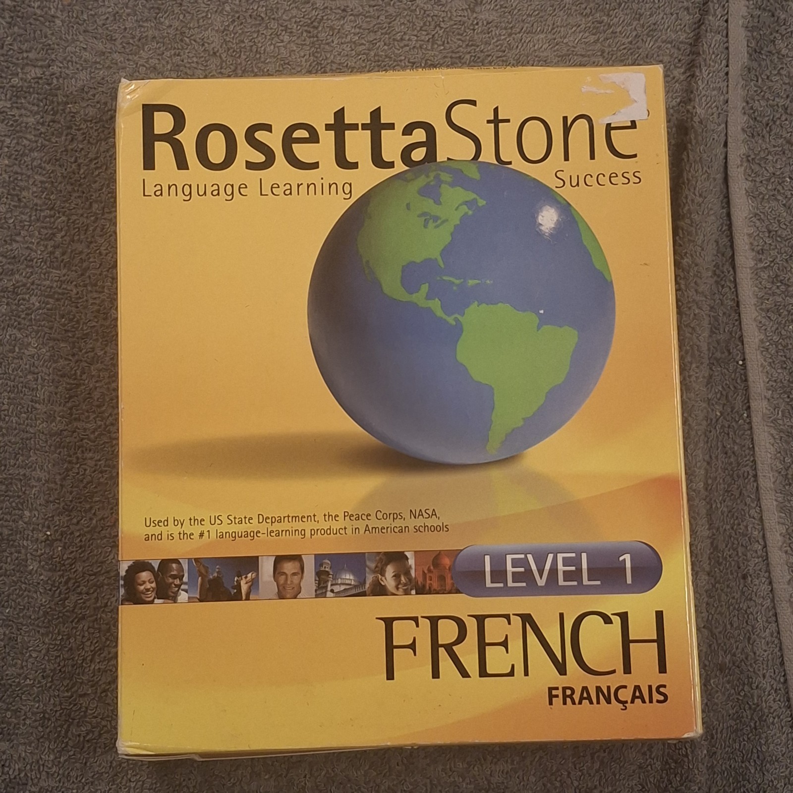 Rosetta Stone Level 1 French Boxed Edition CD-ROM Physical Software Package