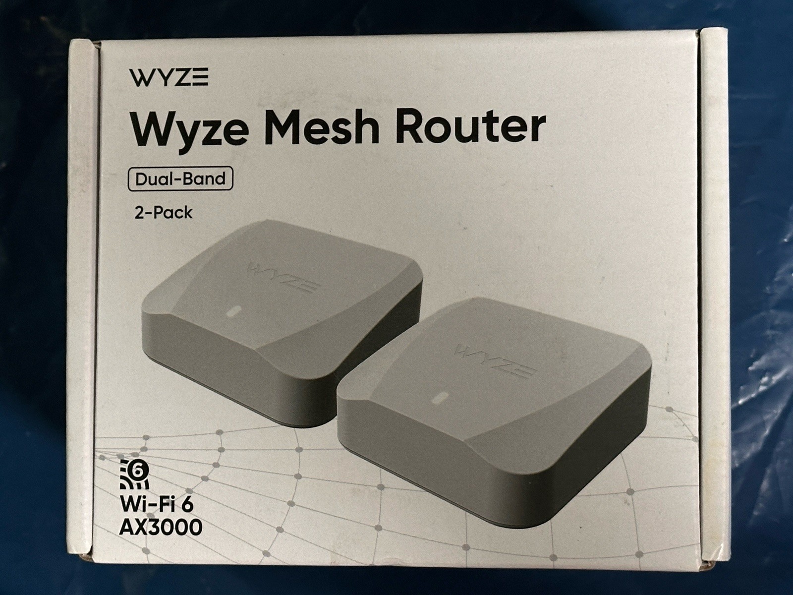 WYZE AX3000 Dual-Band WIFI 6 Mesh Router - 2PK (WF6DBMRS)