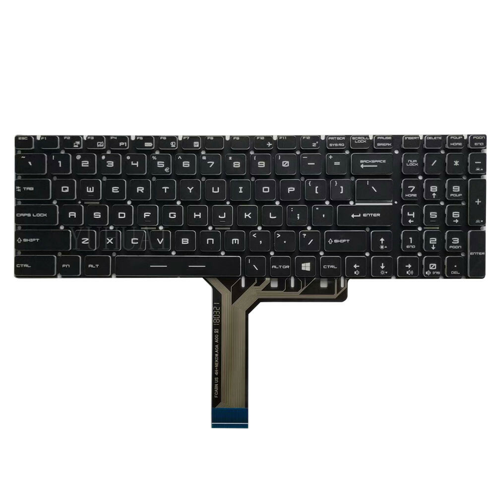 NEW FOR MSI MS-1781 MS-1782 MS-1783 MS-1785 MS-1795 US keyboard Backlit