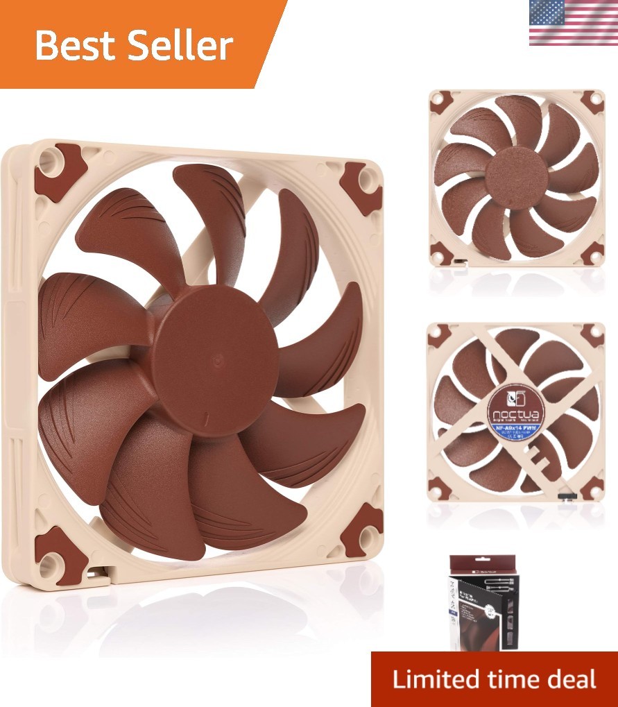 Ultra-Quiet 92x14mm NF-A9x14 PWM Fan - 4-Pin with High Airflow & Efficiency