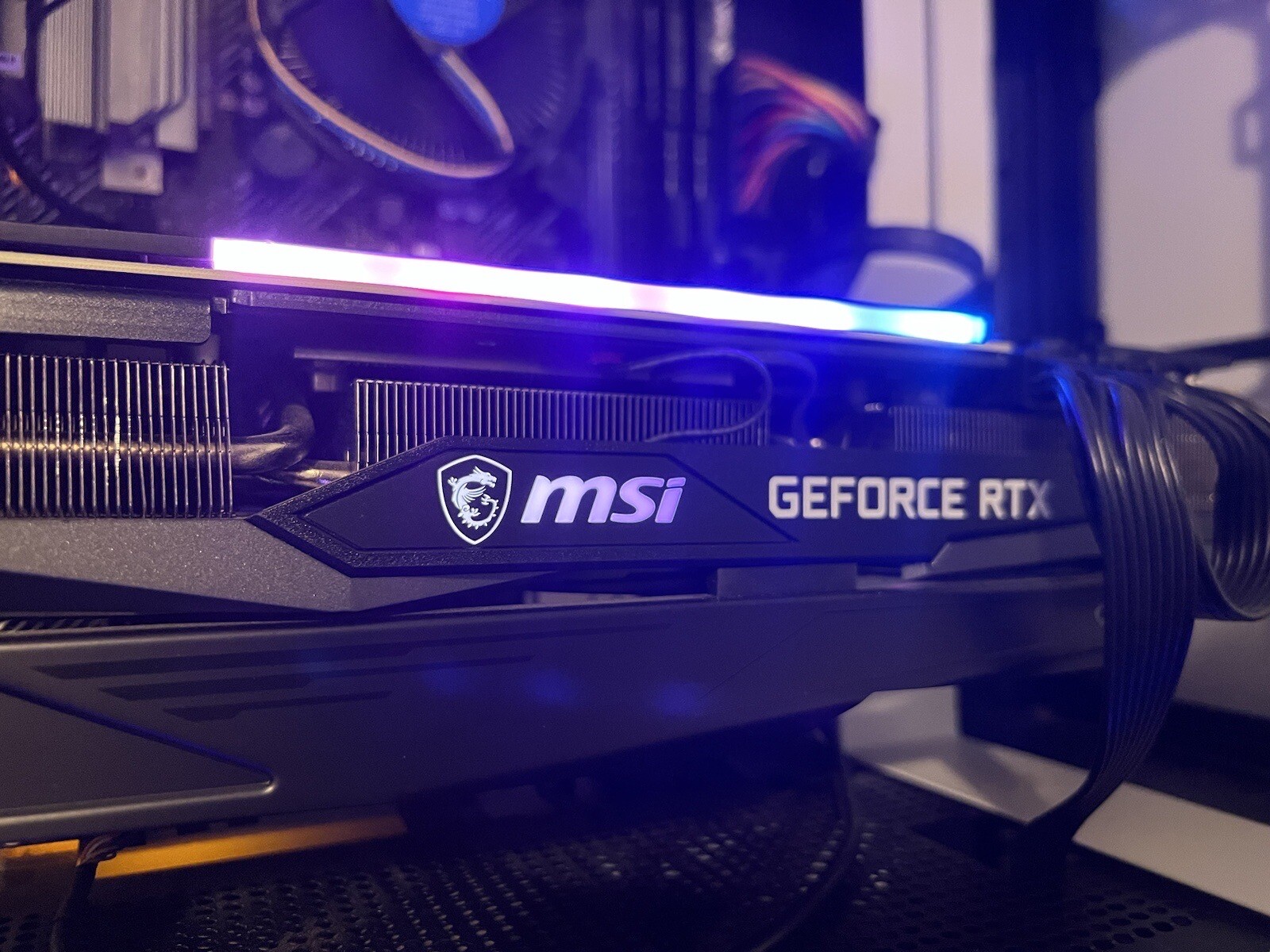 Good Condition - MSI GeForce RTX 3060 Ti GAMING X TRIO RTX3060Ti/8GB GDDR6
