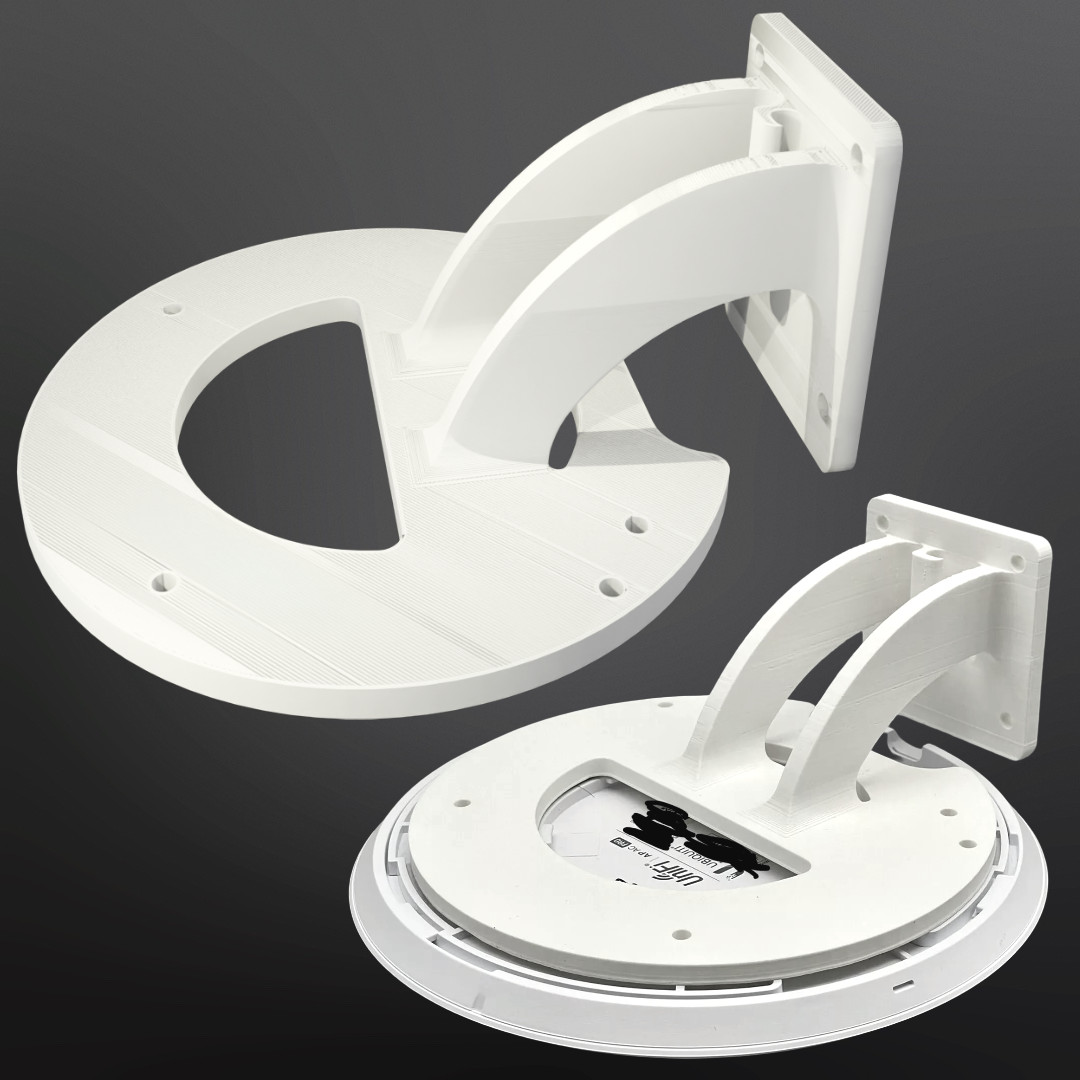 Unifi Ubiquiti Horizontal Wall Mount for UAP-AC-PRO, HD, SHD & U6_Pro - USA MADE