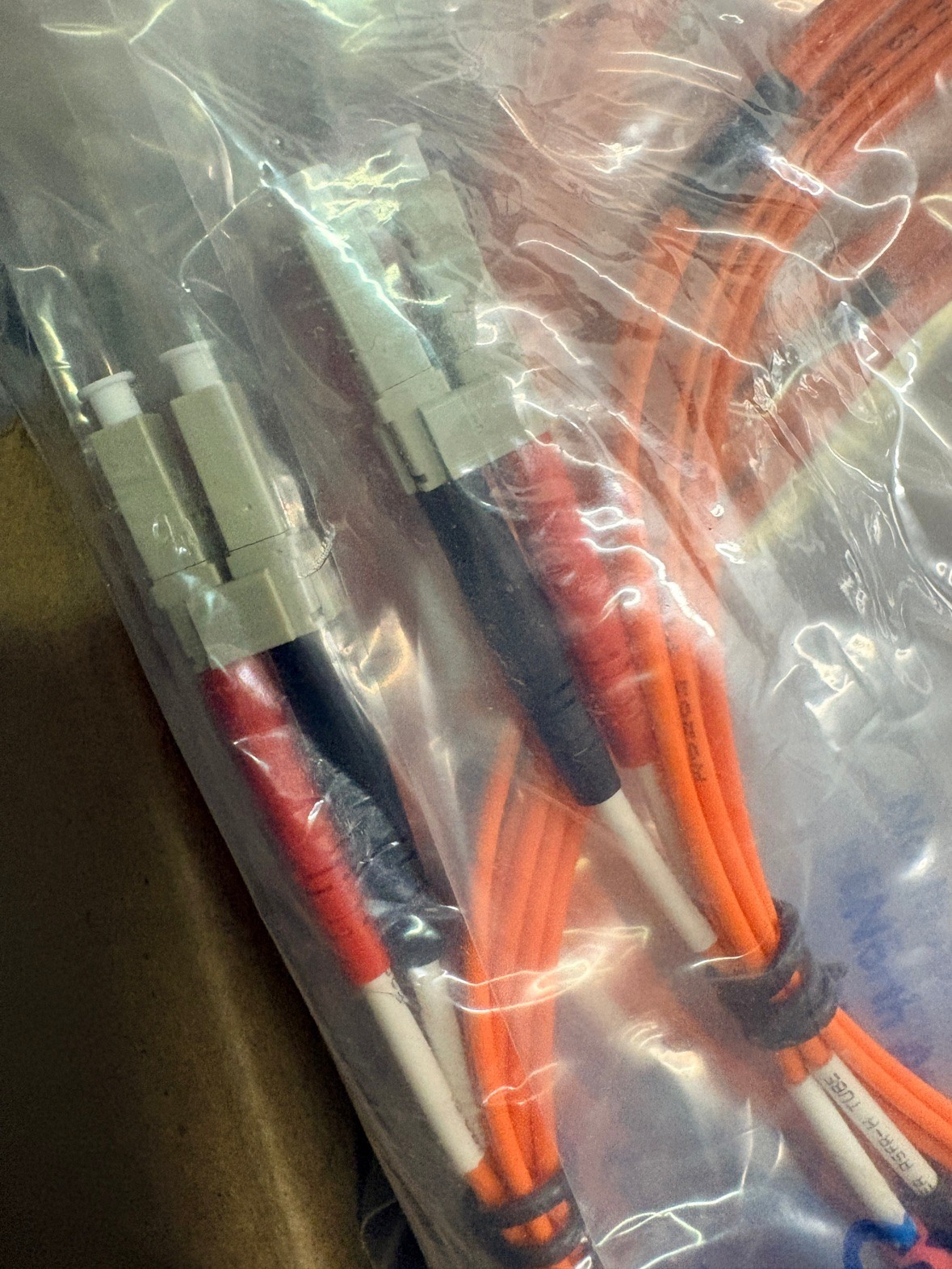 C2G 33173 2M LC-LC OM1 Duplex Multimode Fiber Cable Orange - 10 Pack - New