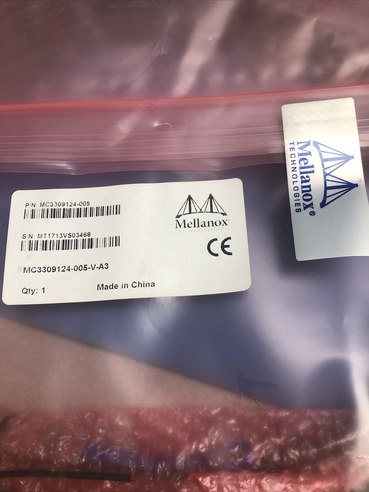 Mellanox MC3309124-005 Compatible SFP+ Passive Direct Attach / 5M