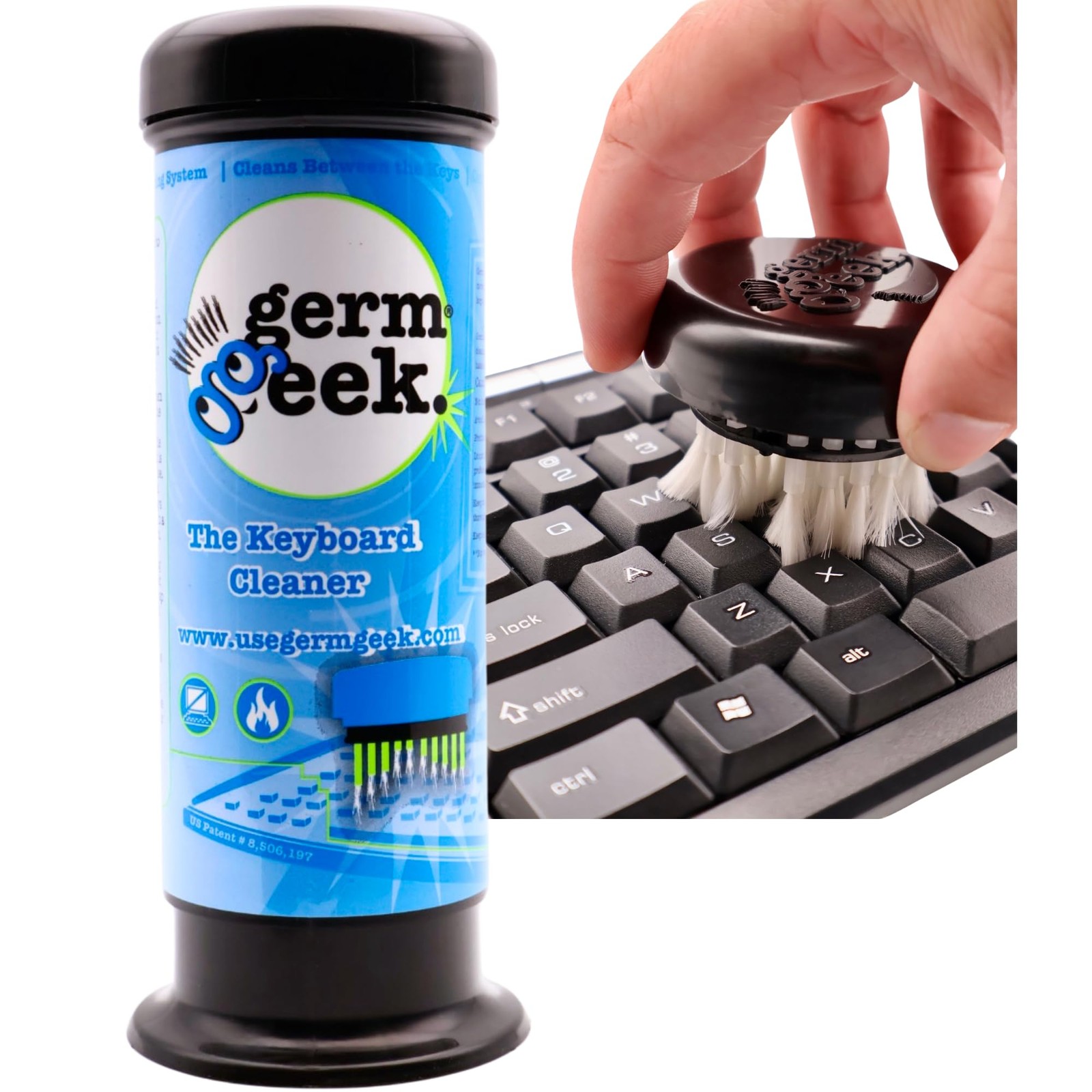 Keyboard & Electronics Cleaner | Reusable Brush + Solution