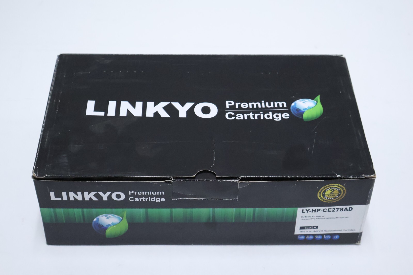 LINKYO Replacement Toner Cartridge for HP 78A CE278A BLACK 2-PACK LY-HP-CE278AD