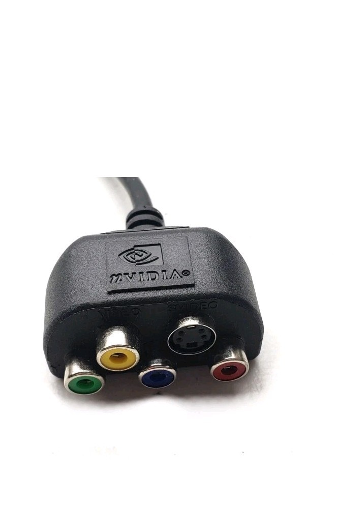 NVidia 9pin Video-In Video-Out VIVO to Component Composite S-Video Adapter