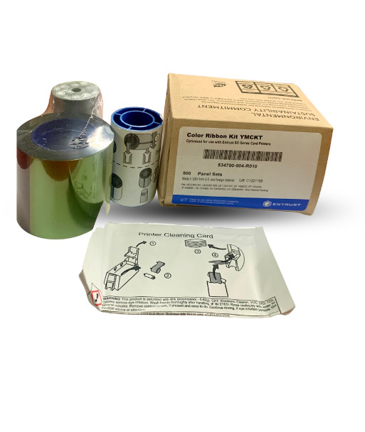 Entrust Datacard SD Series YMCKT 500 Print Ribbon 534700‑004‑R010