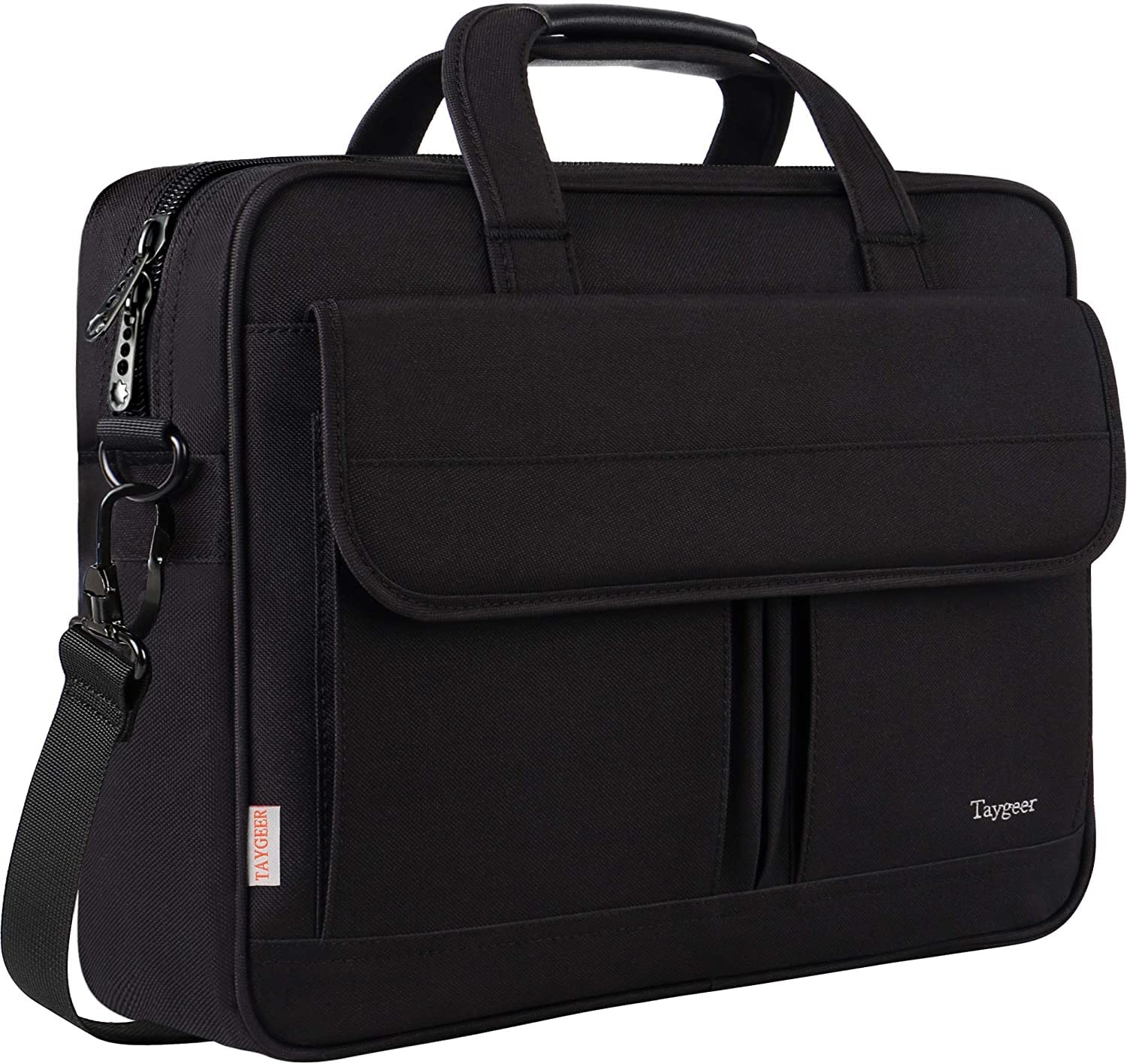 17 Inch Laptop Bag, Professional Business Briefcase for Men, Black