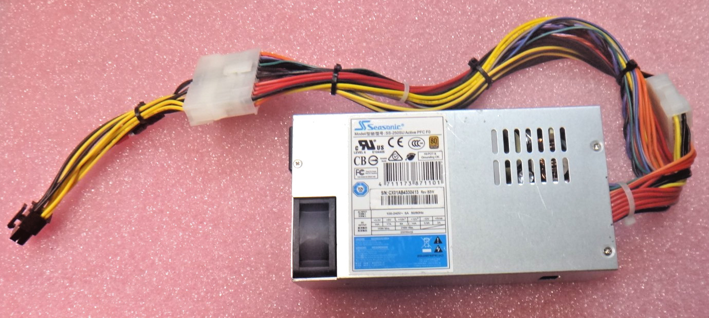 Genuine SEASONIC SS‑250SU Active PFC F0 100‑240V 5A 50/60Hz Power Supply