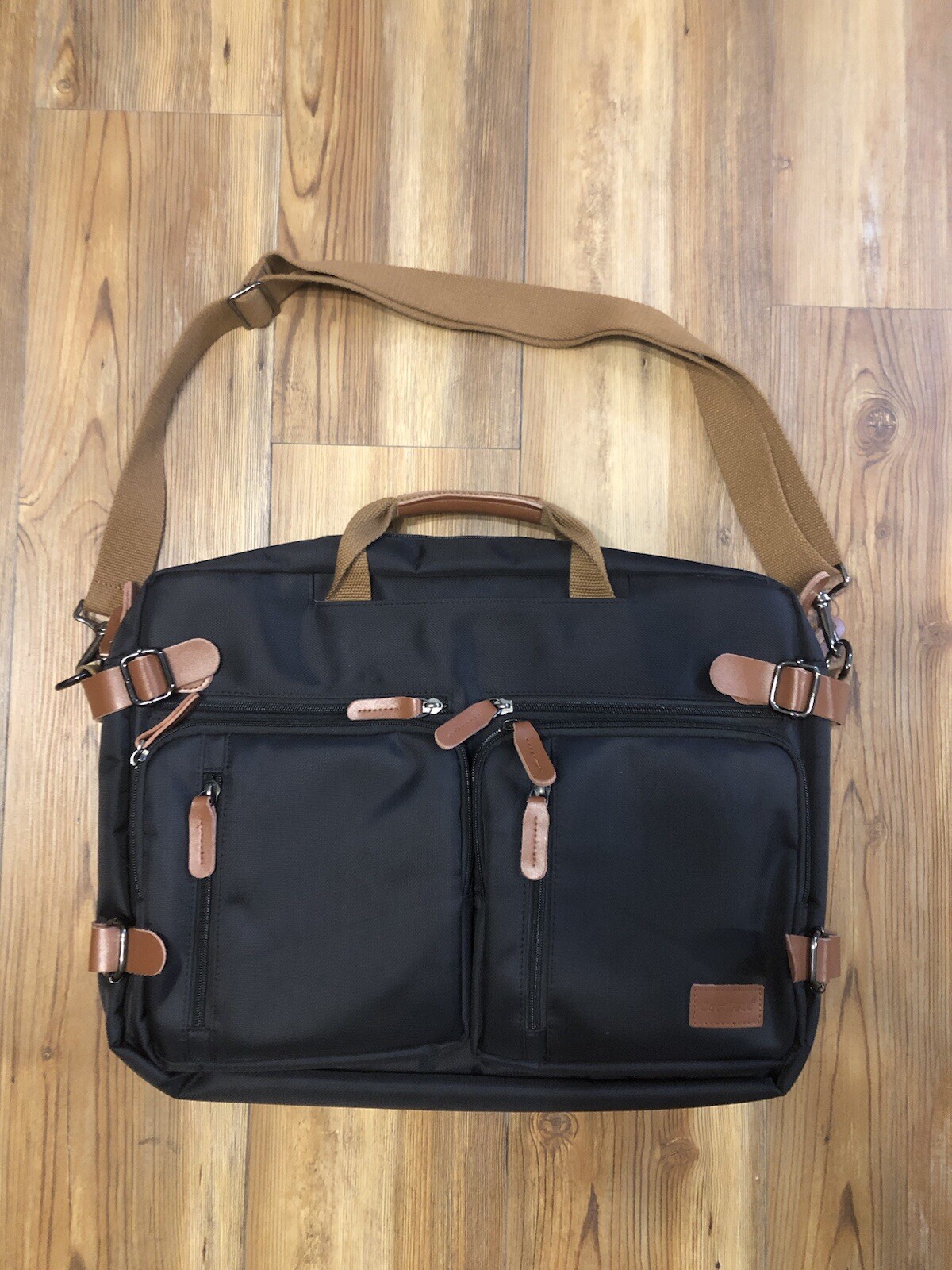 Convertible Backpack Messenger Shoulder Bag Laptop Case Handbag Briefcase Cool