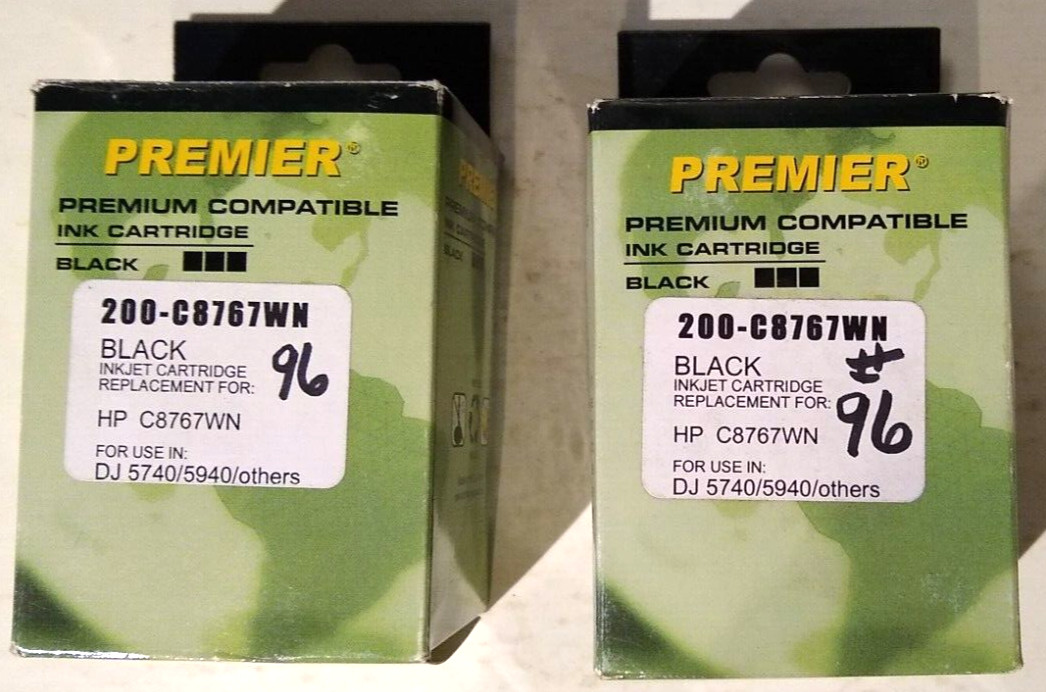 HP 96 Compatible Ink Cartridge C8767WN 2 pack