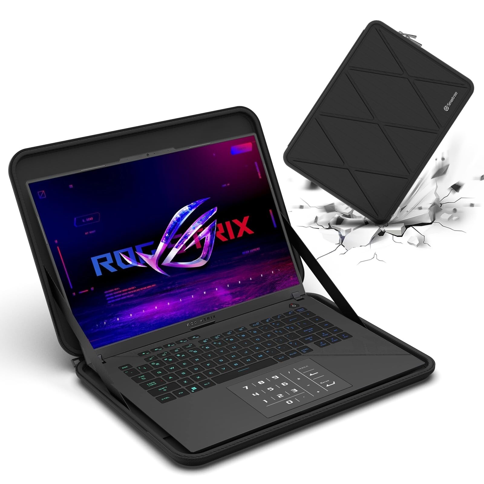 Smatree 16 inch Hard Laptop Case for ASUS ROG Strix Scar 16 2025 G635/2024 G6...
