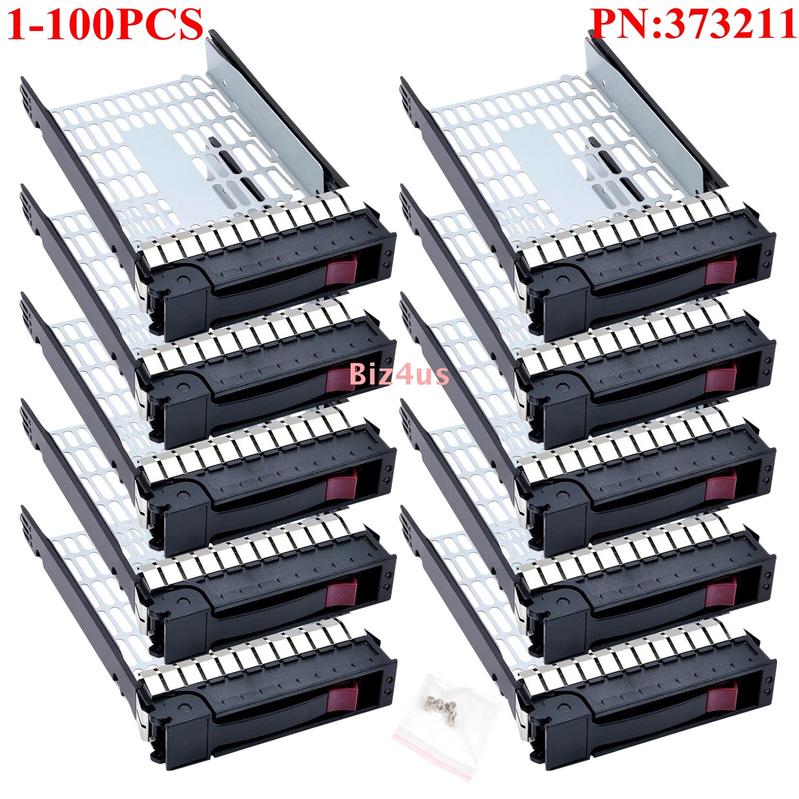 Lot 3.5" SAS SATA Tray Caddy For HP DL380 DL360 ML370 ML350 G6 G7 373211-001 US
