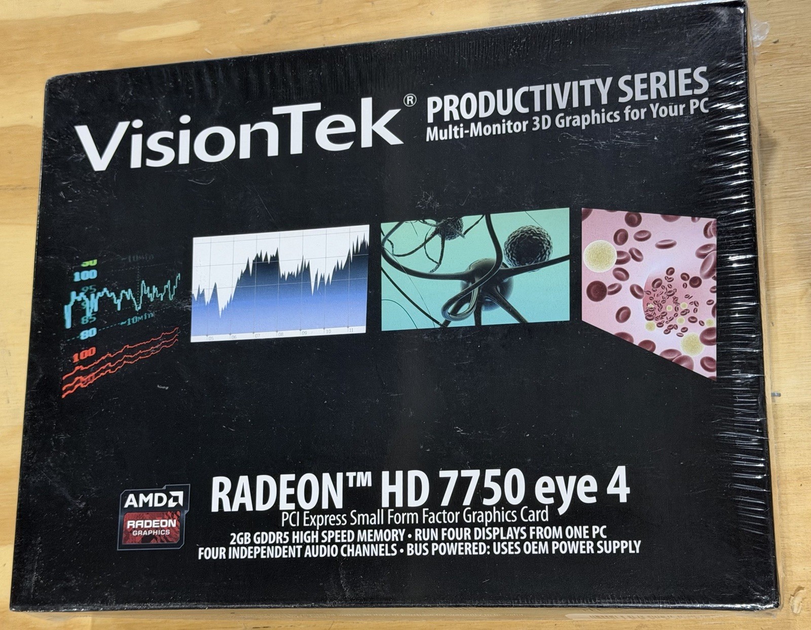 VisionTek  Graphics card AMD Radeon HD 7750 Eye 6 Productivity Series GPU