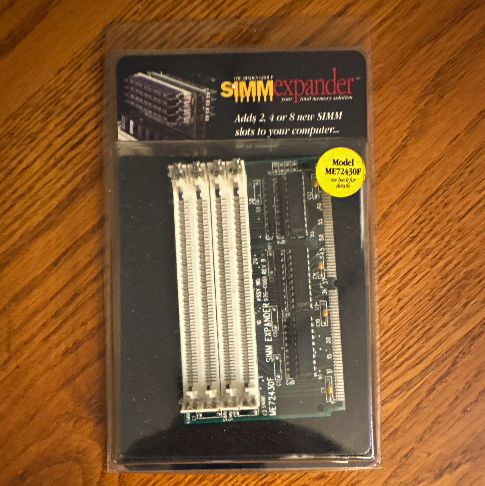 Minden Group SIMM Expander Card ME72430F Adds 2/4/8 SIMM Memory Slots