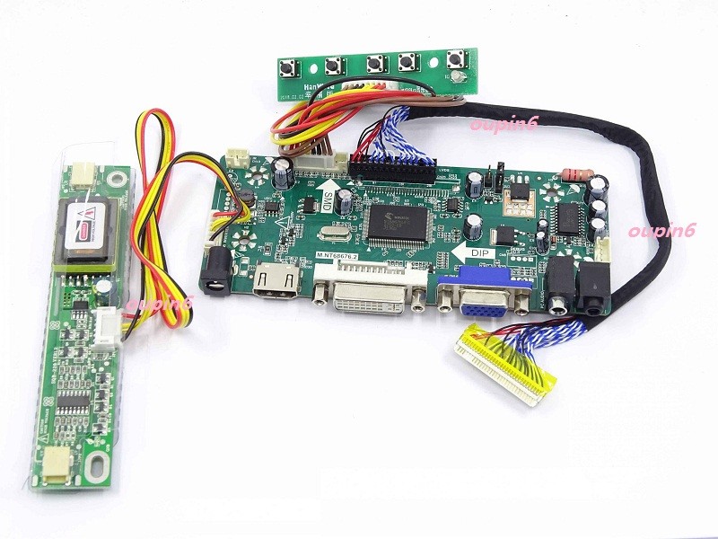 M.NT68676 HDMI DVI VGA board controller Kit for LM190WX1 TLL1 TLL2 1440X900 19"