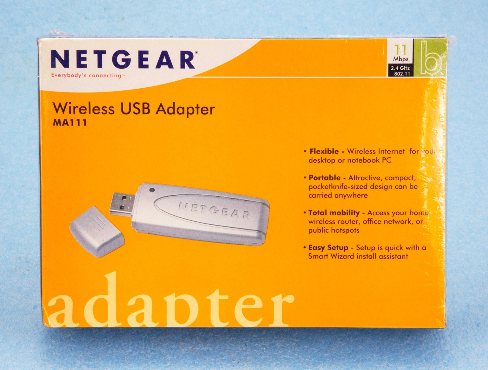 NEW NetGear MA111 Wireless USB NETWORK Adapter heat shrink sealed