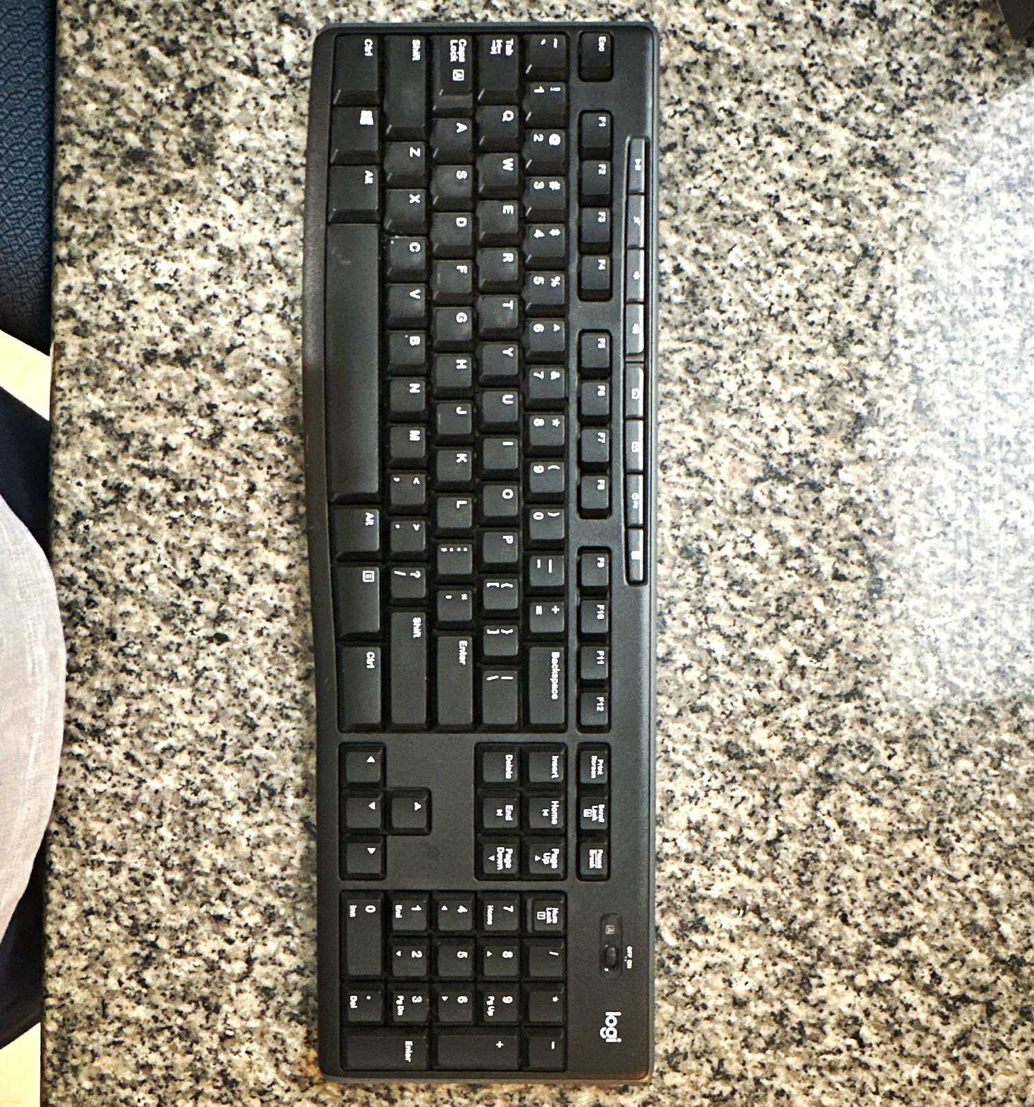 Logitech K270 Wireless Full-Size Keyboard Black English QWERTY, Multimedia Keys