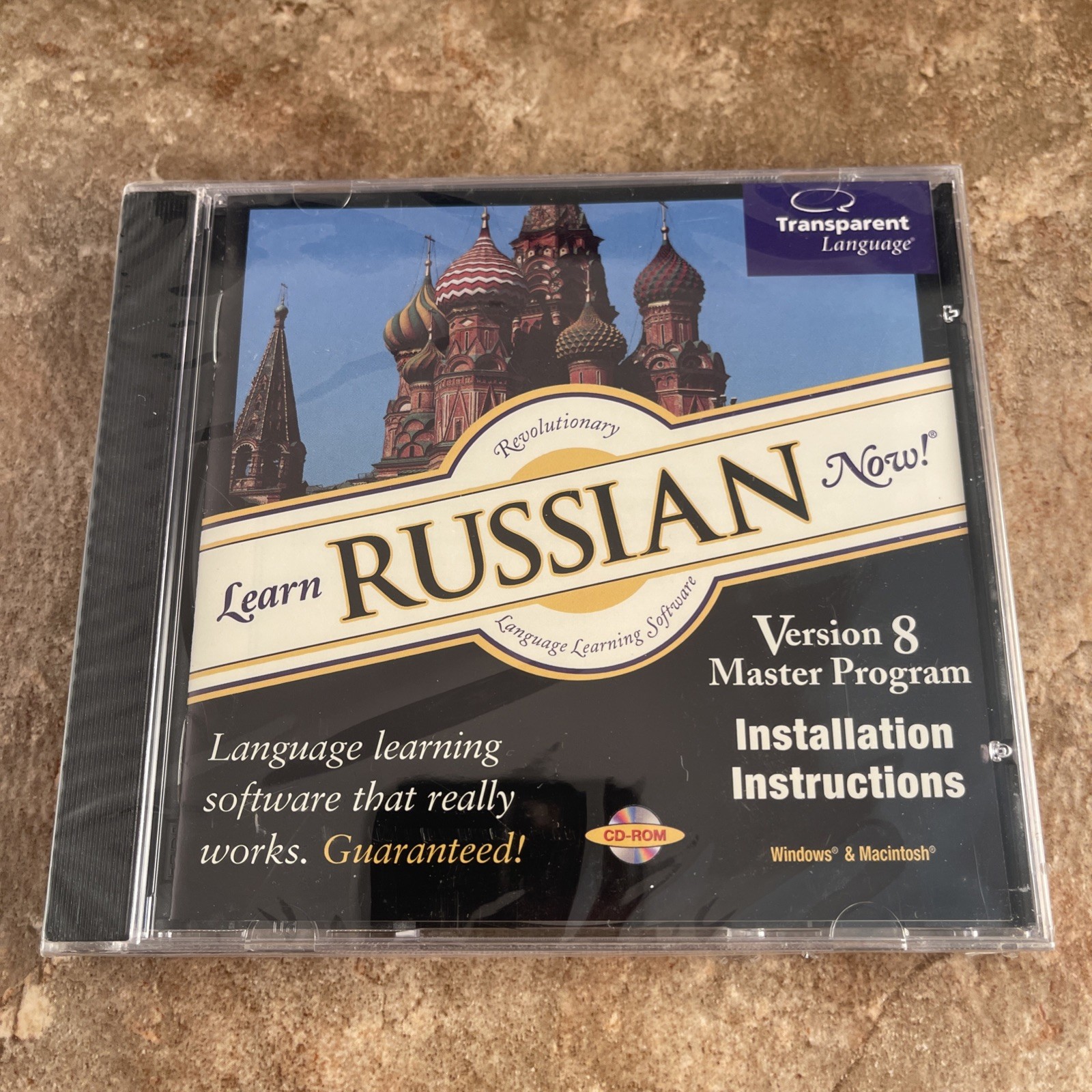 LEARN RUSSIAN NOW CD ROM ~ Version 8 Master Program ~ Windows/MAC - NEW SEALED
