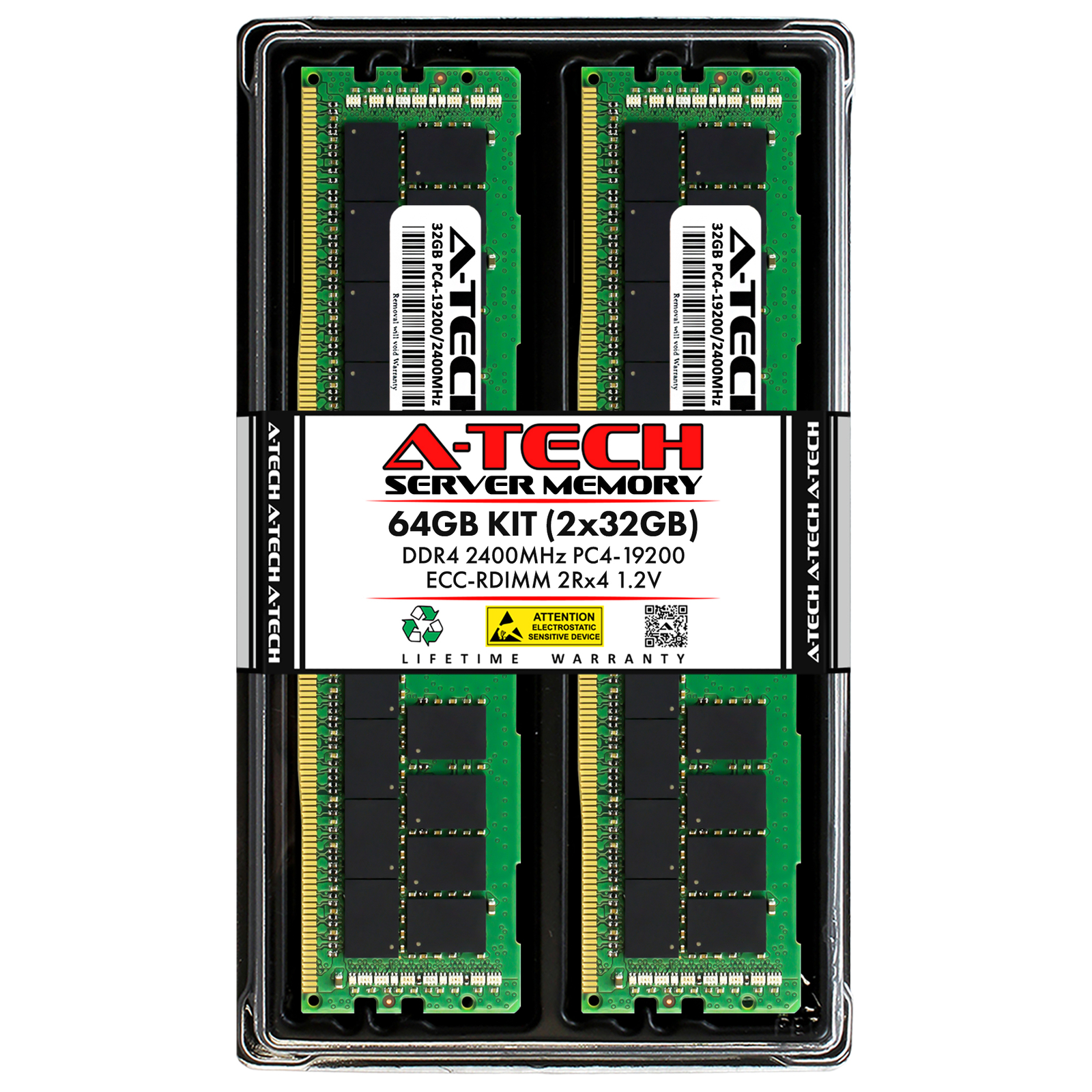 64GB 2x 32GB PC4-2400 RDIMM ASRock Rack EP2C612D16NM-2T8R EP2C612D8HM Memory RAM