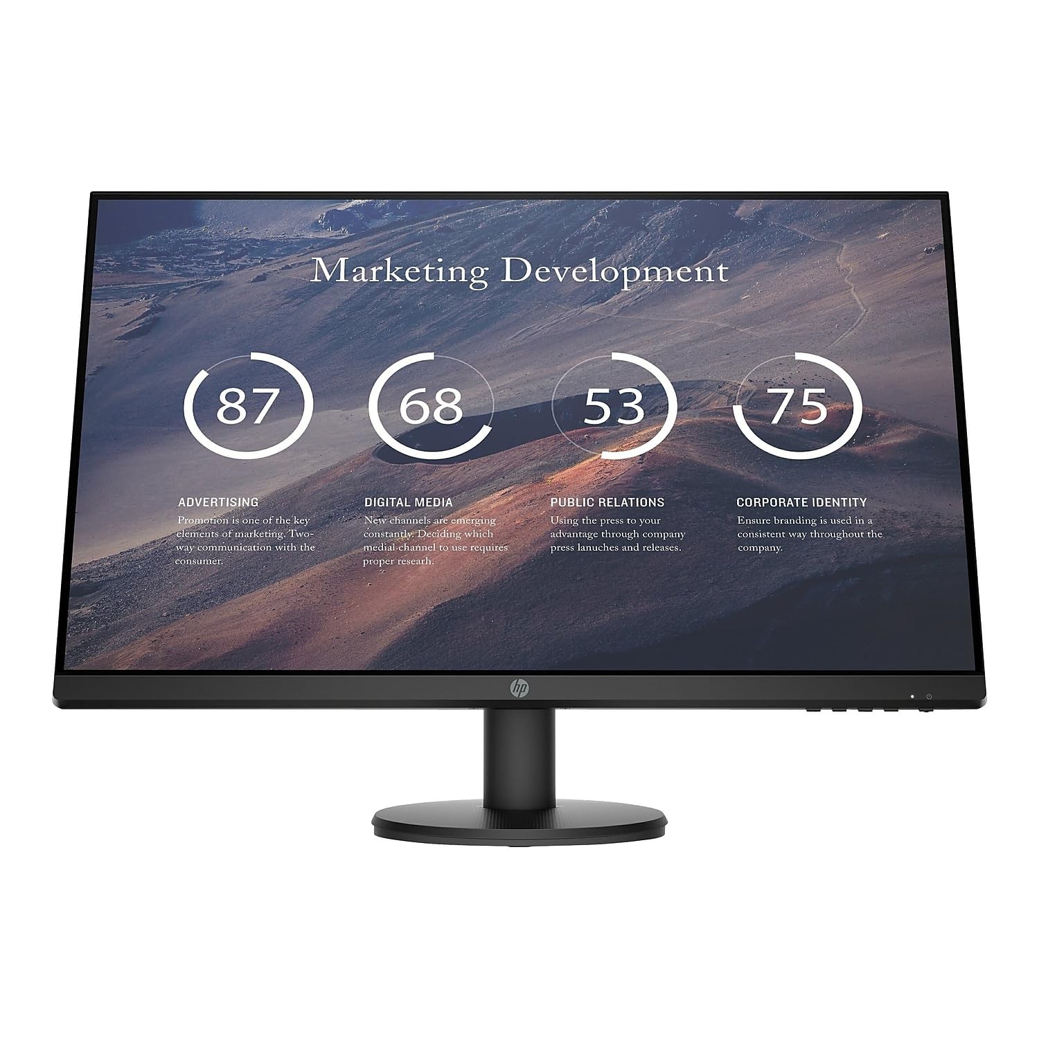 HP P27V G4 27" FHD LED Monitor VGA HDMI 1920 x 1080: Good