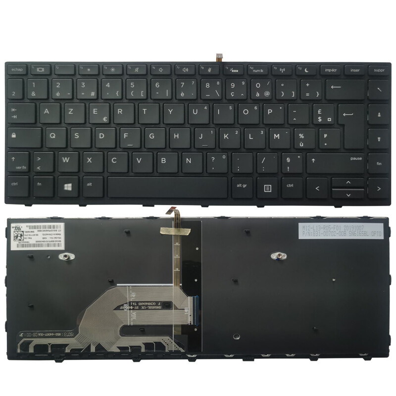 Laptop French Keyboard NEW FOR HP Probook 430 G5 440 G5 445 G5 BACKLIT