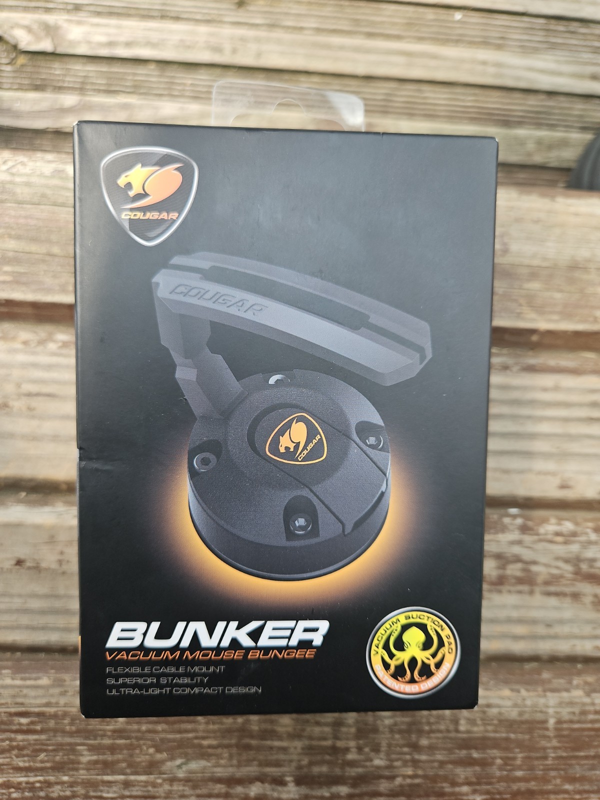 COUGAR Mouse Bungee BUNKER CGR-XXNB-MB1 Compact Vacuum Suction Pad NIB