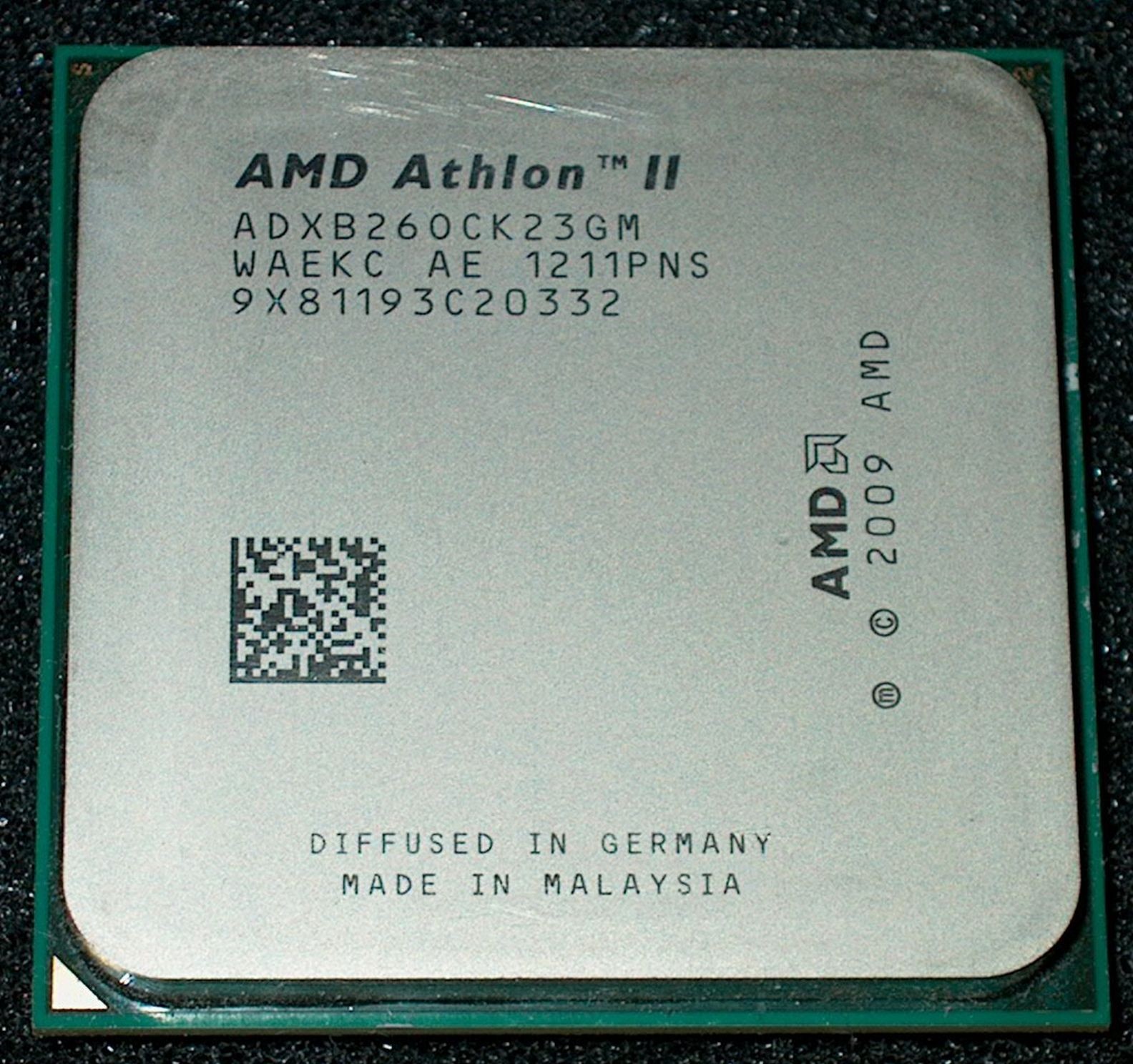 AMD Athlon II X 2  3.2 GHz  DUAL CORE B26  PROCESSOR, ADXB26OCK23GM, AM3, US