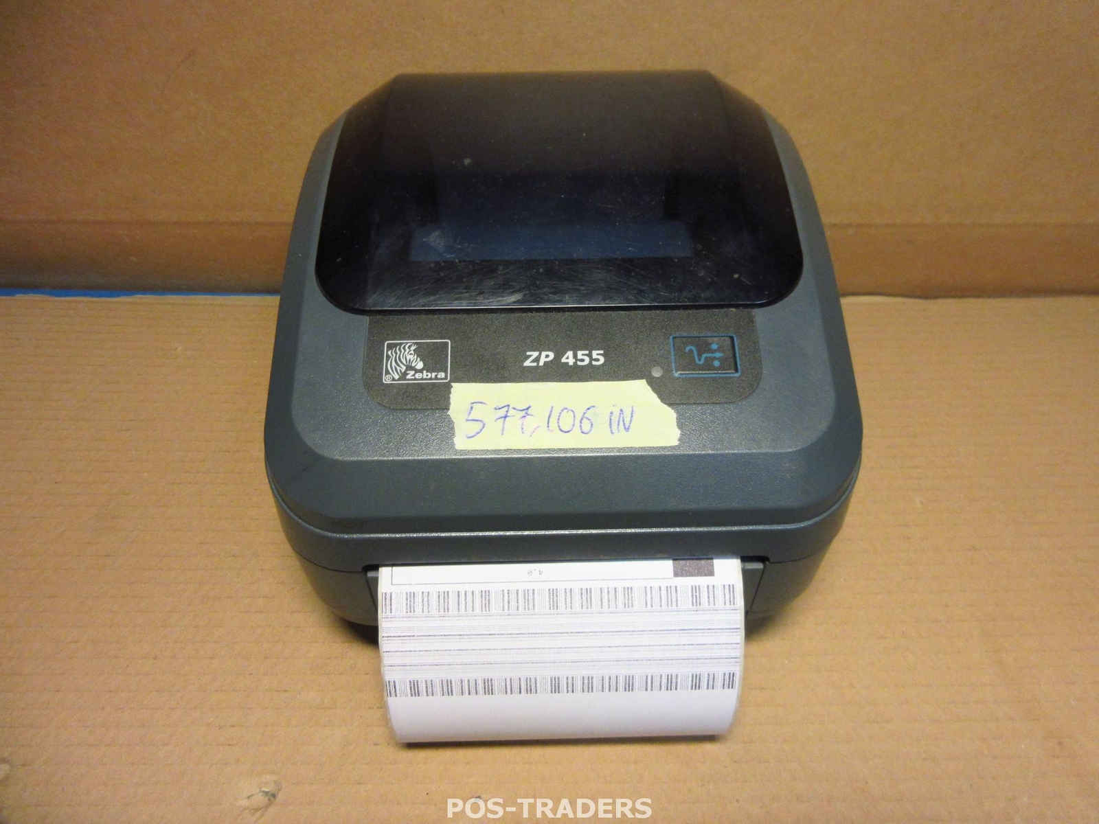 Zebra ZP455 LAN Network + USB 104mm Thermal Label Printer INCL PSU 577.106 INCH