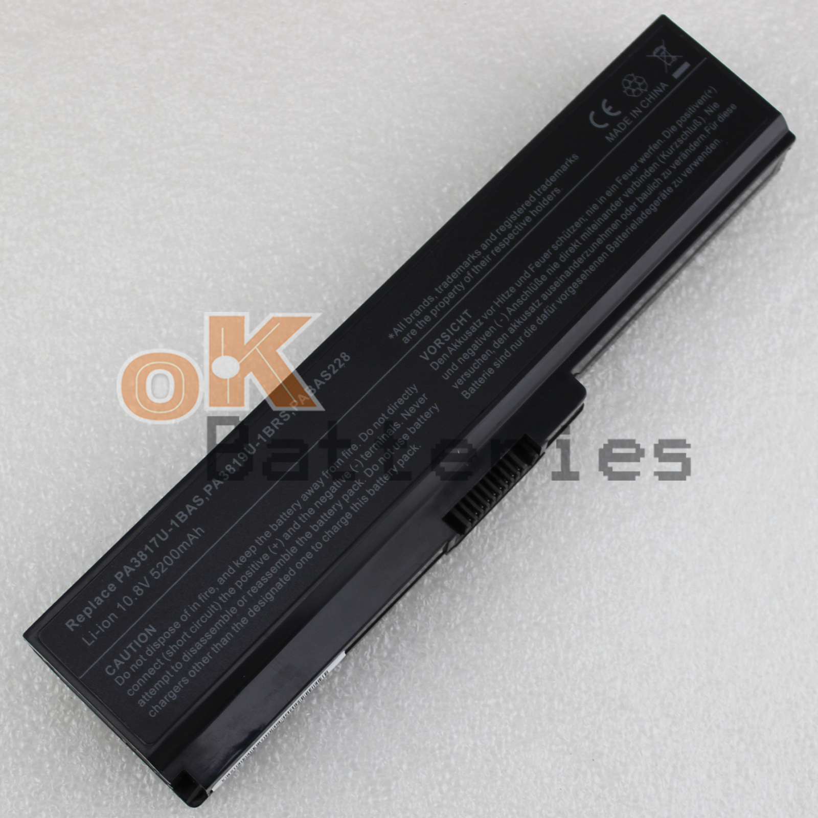 Notebook Battery PA3634U-1BRS For Toshiba Satellite A655 A665 C655 C655D C675