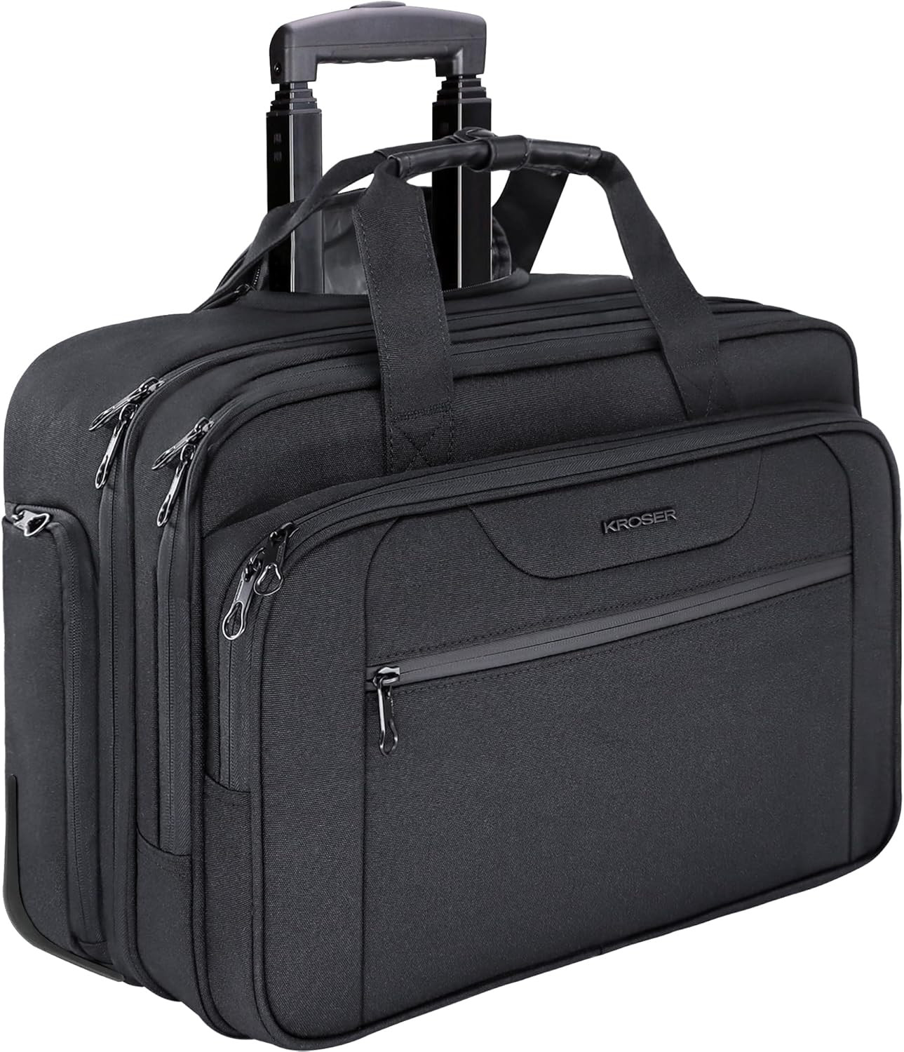 17.3 Inch Rolling Laptop Computer Bag,Wheeled Briefcase，Roller Case