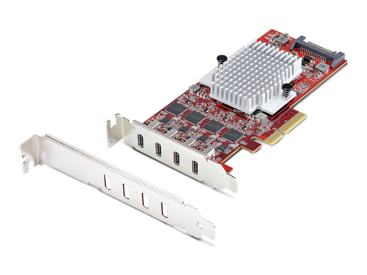 Startech 4-Port USB Type-C PCIe Card, USB-C 10Gb, 4x P10Q4C-USB-CARD-LP