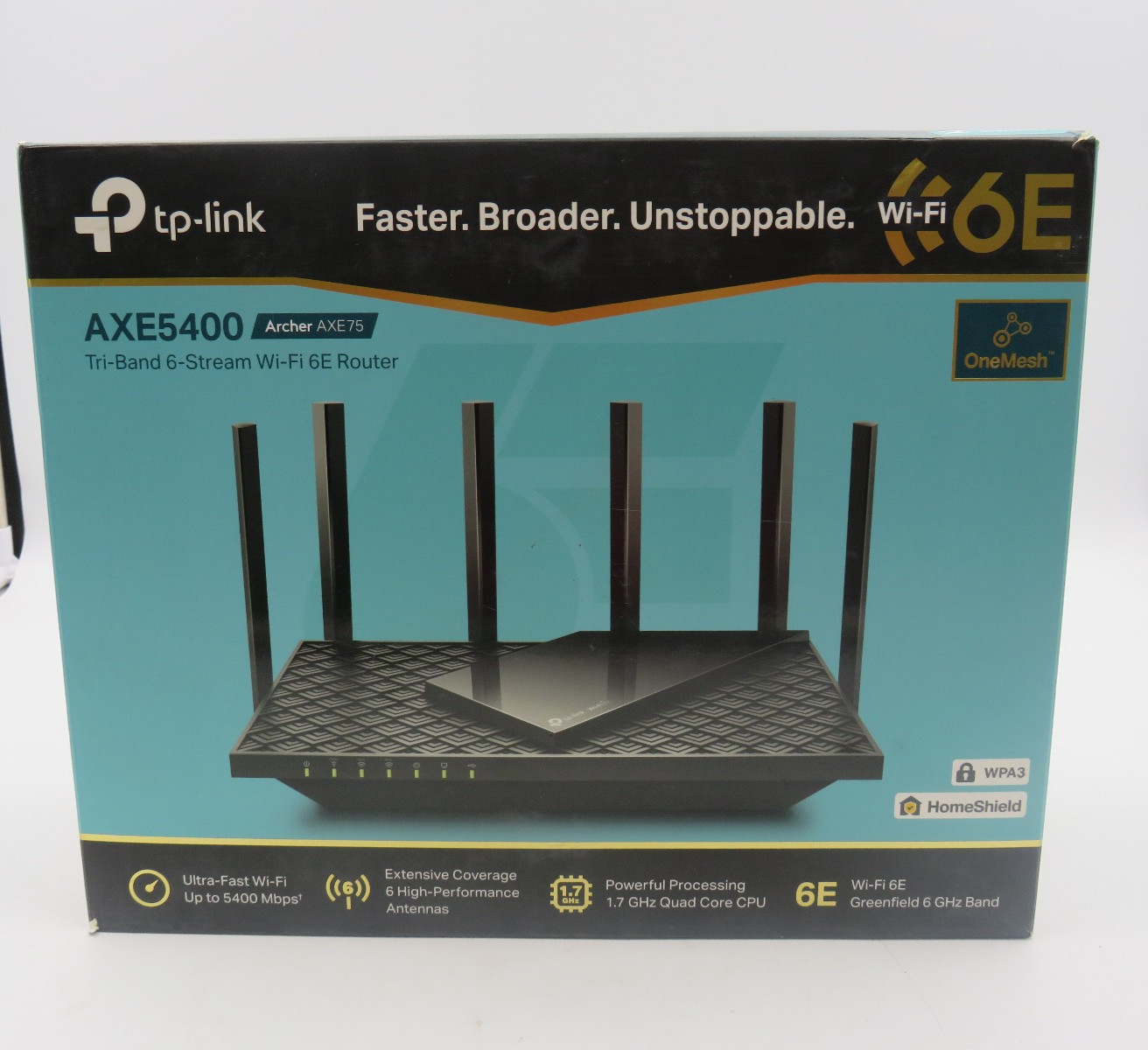 TP-Link AXE5400 Tri-Band WiFi 6E Router 5 FOR PARTS / UNTESTED