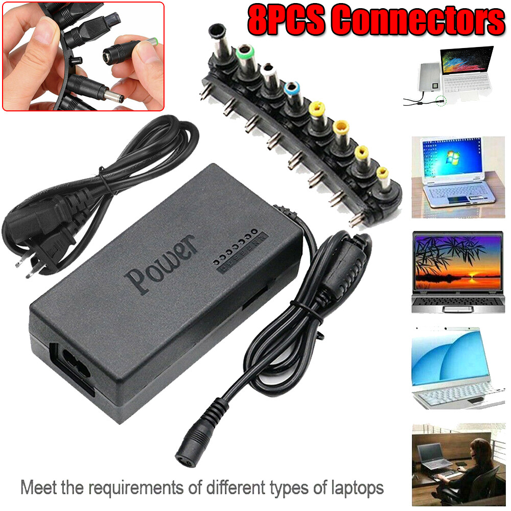 Universal 96W Laptop Charger Adapter For Notebook 12-24V Adjustable Power Supply