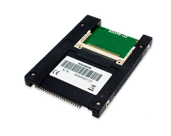 Dual Compact Flash CF to 44 Pin IDE/PATA 2.5" Adapter Enclosure, Black SD-ADA...