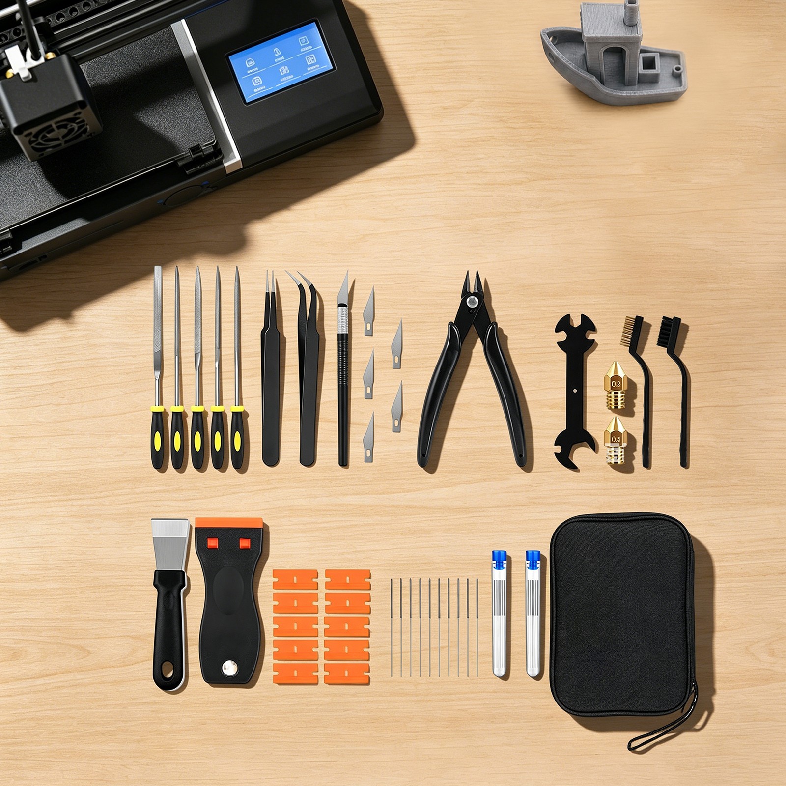 3d Printer Accessories Tool Kit  With Storage Bag, 3d Printer Tool Kit For Home