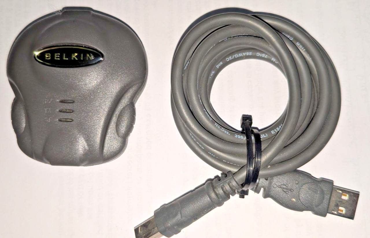 Belkin F5U104 USB Direct Connect Network Adapter w 6ft Cable