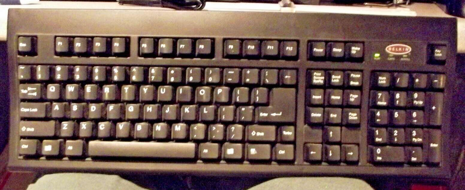 BELKIN F8E206-PS2 Black PS/2 KEYBOARD