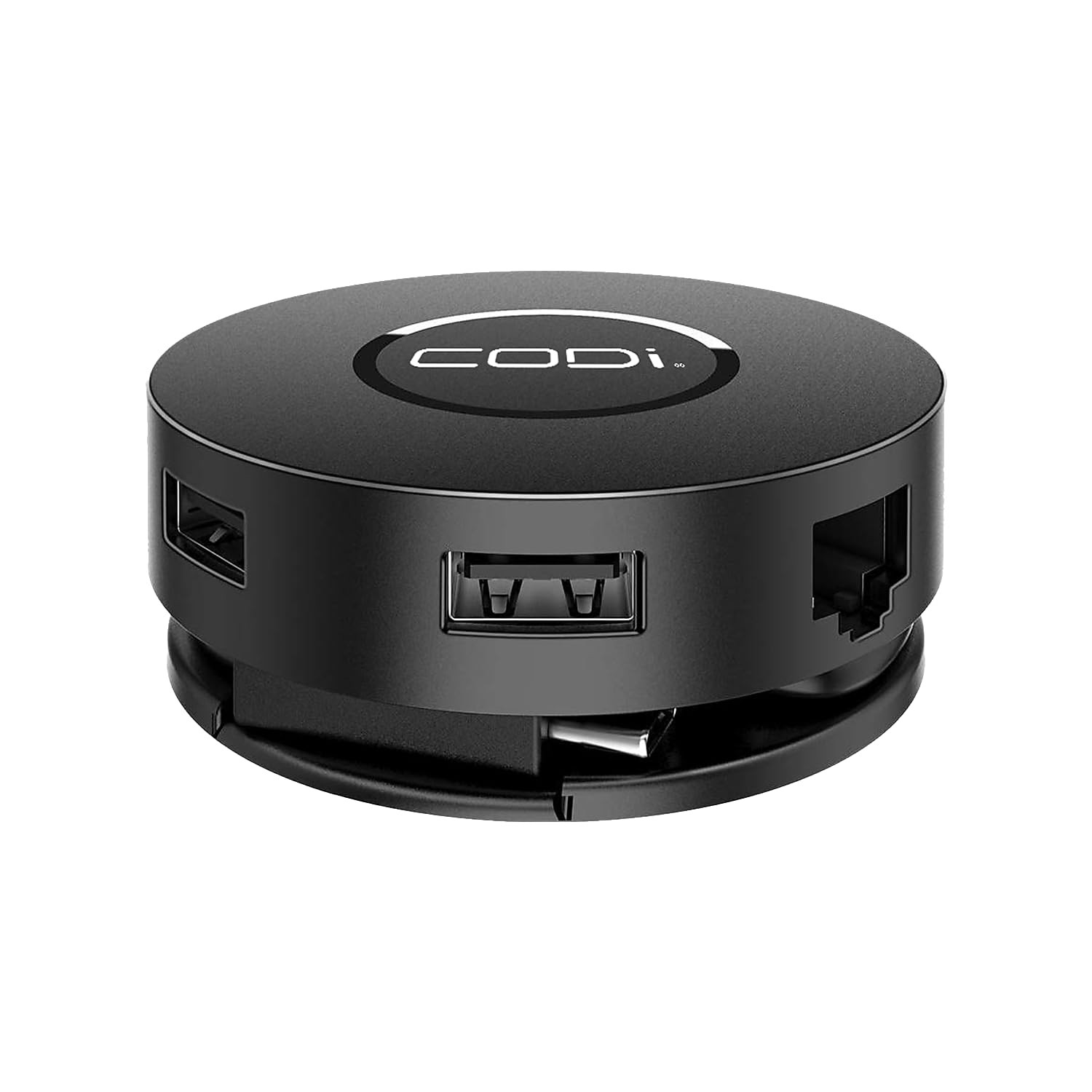 CODi 7-Port Mini USB-C Docking Station For Desktop PC/Tablet A01058 Very Good