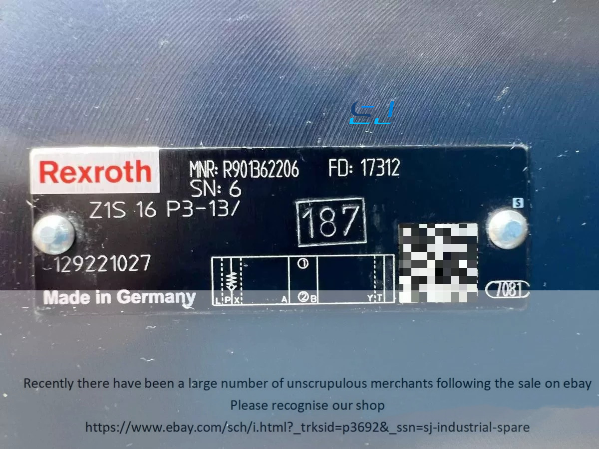 Brand new Rexroth R901362206 Z1S 16 P3-13/ Valve R901362206 Z1S 16 P3-13/