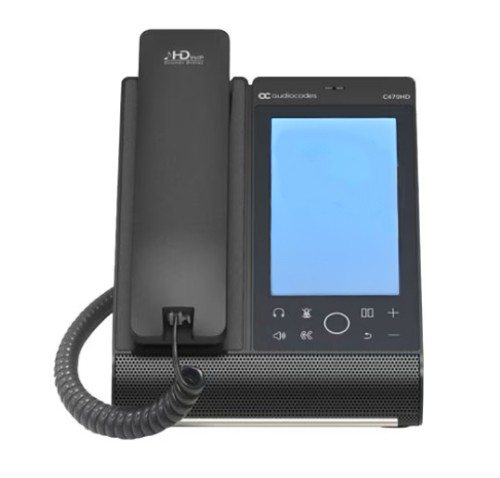 AudioCodes TEAMS-C470HDPS VoIP Phone Color Touchscreen LCD And Caller ID