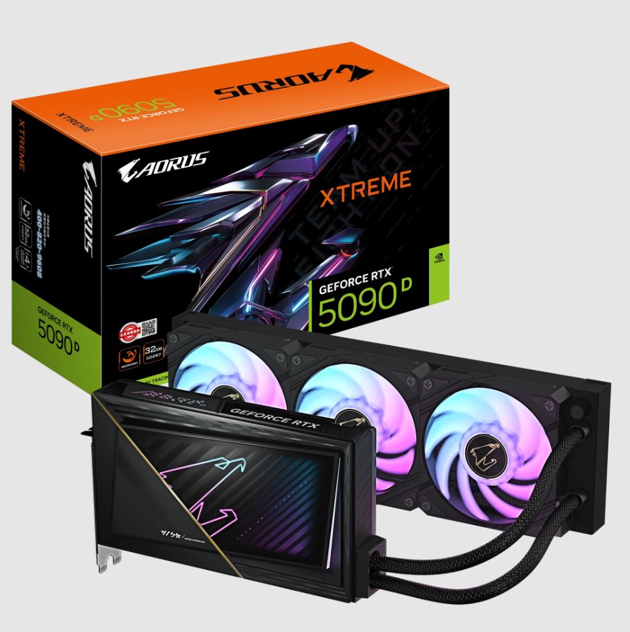 Gigabyte AORUS GeForce RTX 5090 D XTREME WATERFORCE 32G