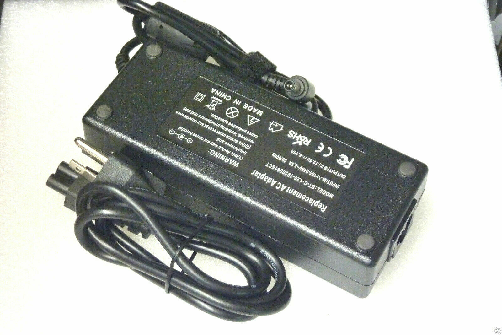 AC Adapter For LG 34UC98-W 34UM88-P 34UB88-P 34UM88C 27GP950-B Monitor Charger