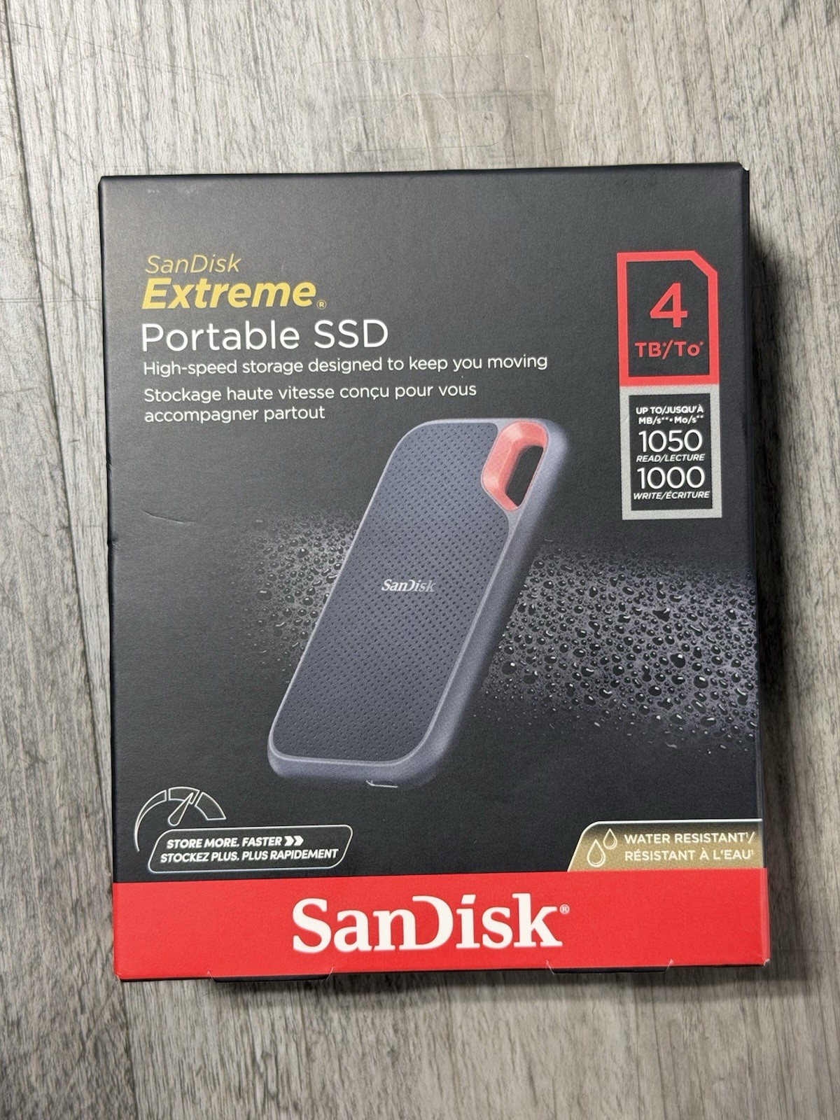 SanDisk Extreme V2 4TB USB-C Portable External SSD (SDSSDE61-4T00-G25)