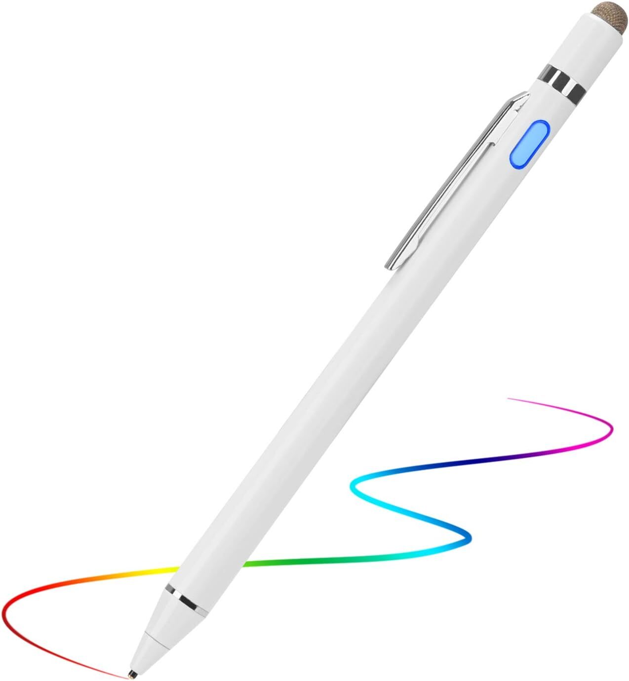 Active Stylus Digital Pen with 1.5mm Ultra Fine Tip Stylus for iPad, Drawing